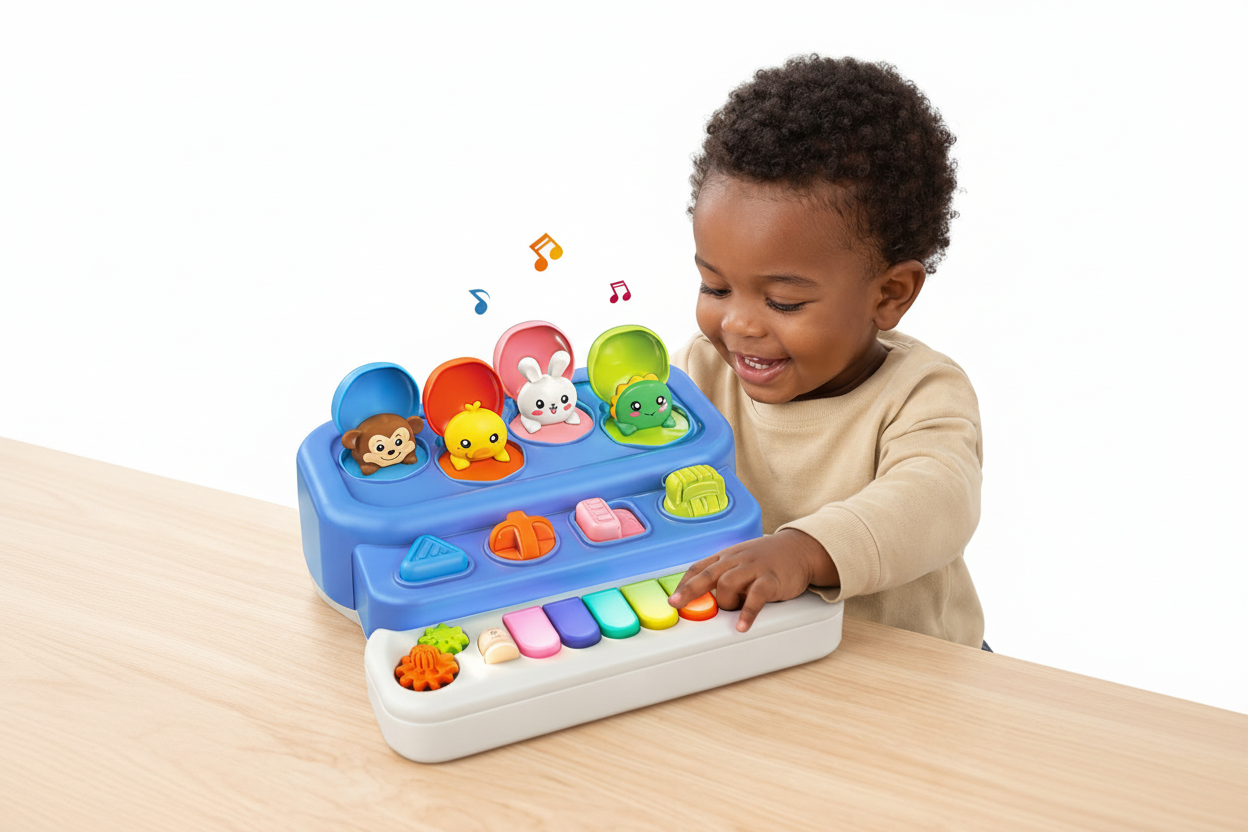 Pop-Up Animal Musical Piano