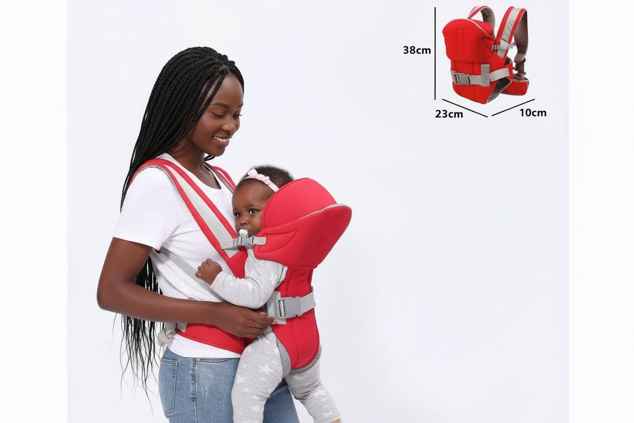 Ergonomic Baby Carrier with Head Support