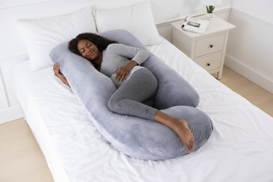 Full-Body Pregnancy Support Pillow (U-Shaped)