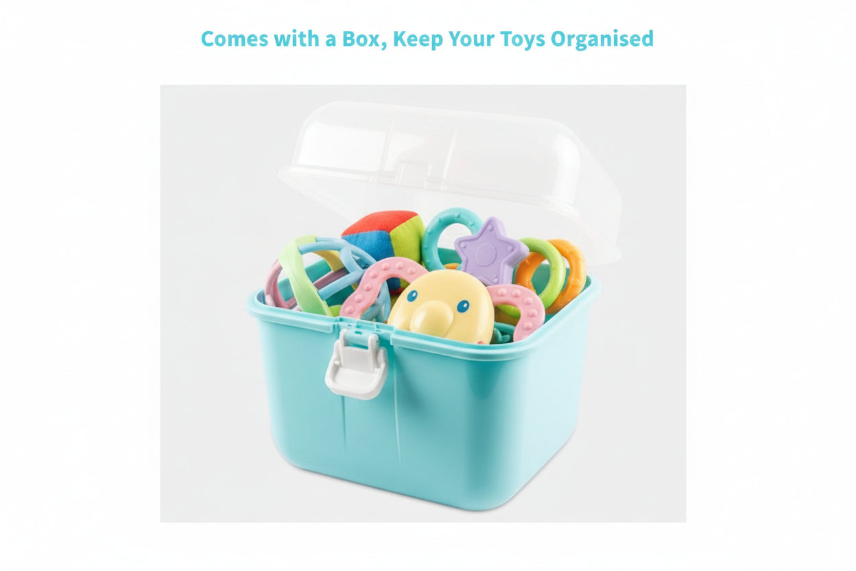 Baby Sensory Rattle & Teether Set (3M+)