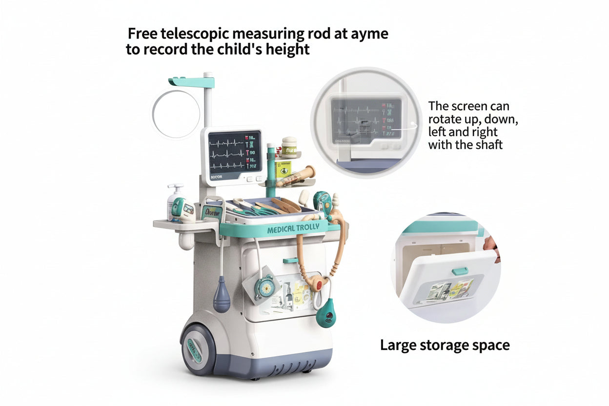 Junior Doctor Medical Trolley Set